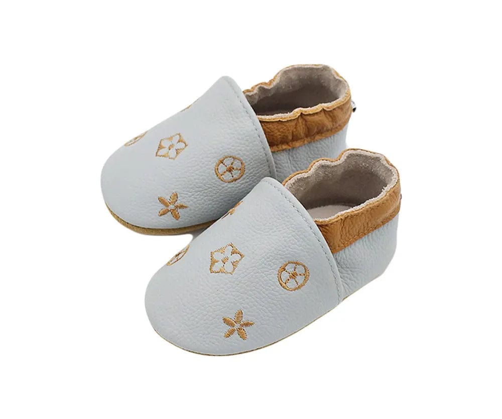 Chausson Cuir Bébé - Etoiles