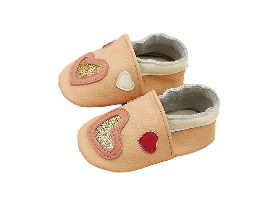 Chausson Cuir Bébé - Etoiles