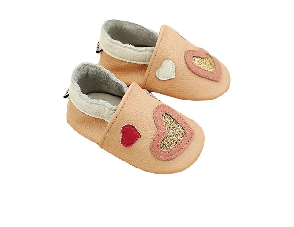 Chausson Cuir Bébé - Etoiles