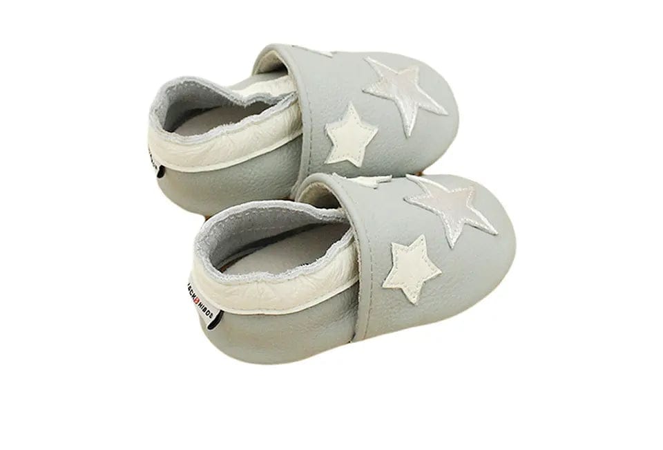 Chausson Cuir Bébé - Etoiles