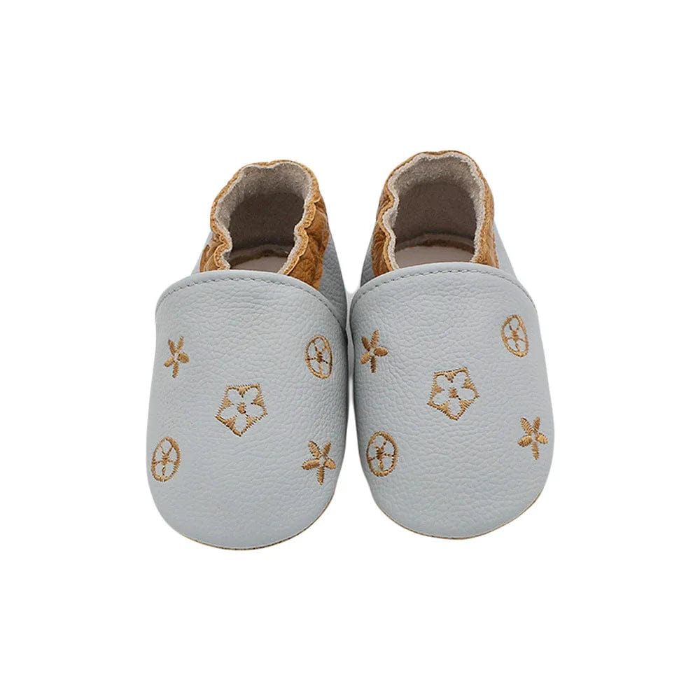 Chausson Cuir Bébé - Etoiles