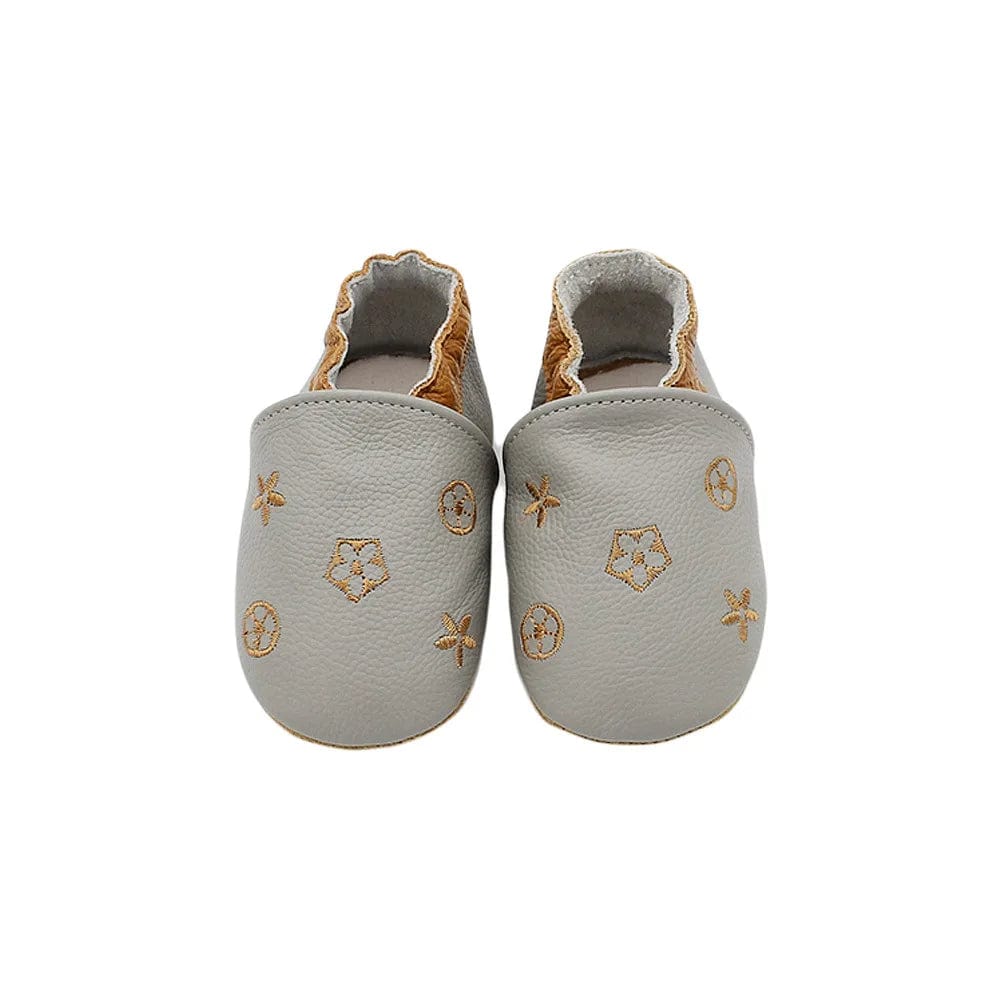 Chausson Cuir Bébé - Etoiles