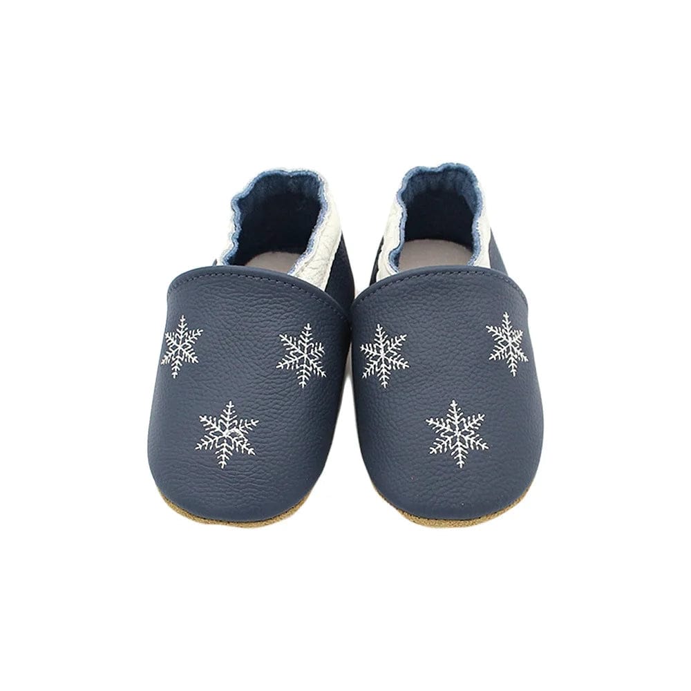 Chausson Cuir Bébé - Etoiles