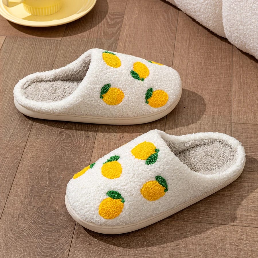 Chausson Fantaisie Femme - Citron