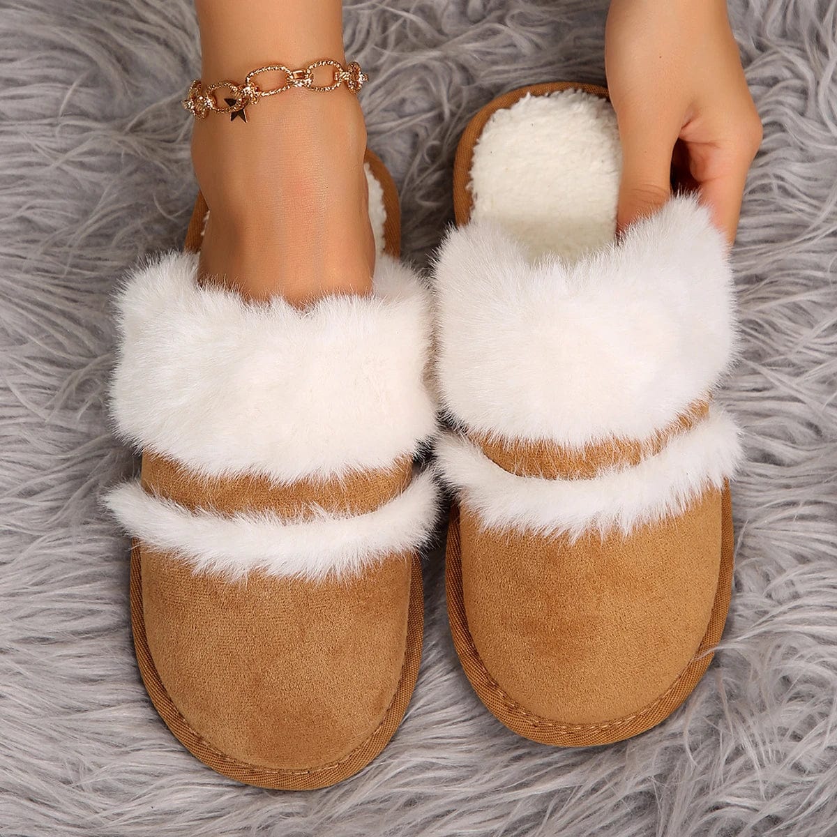 Chausson femme fourré online