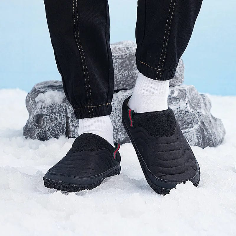 JOMIX Chaussons Hommes D'Hiver Chauds Et Doux – Pantoufles Antidérapantes Bout Fermé, Confort Extrême Avec Mousse Mémoire