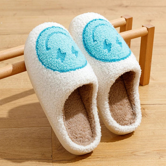 Chausson Rigolo - Edition Smiley - Bleu