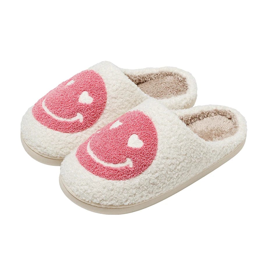 Chausson Rigolo - Edition Smiley - Rose