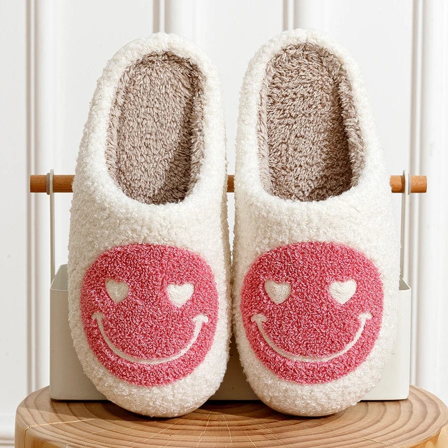 Chausson Rigolo - Edition Smiley - Rose