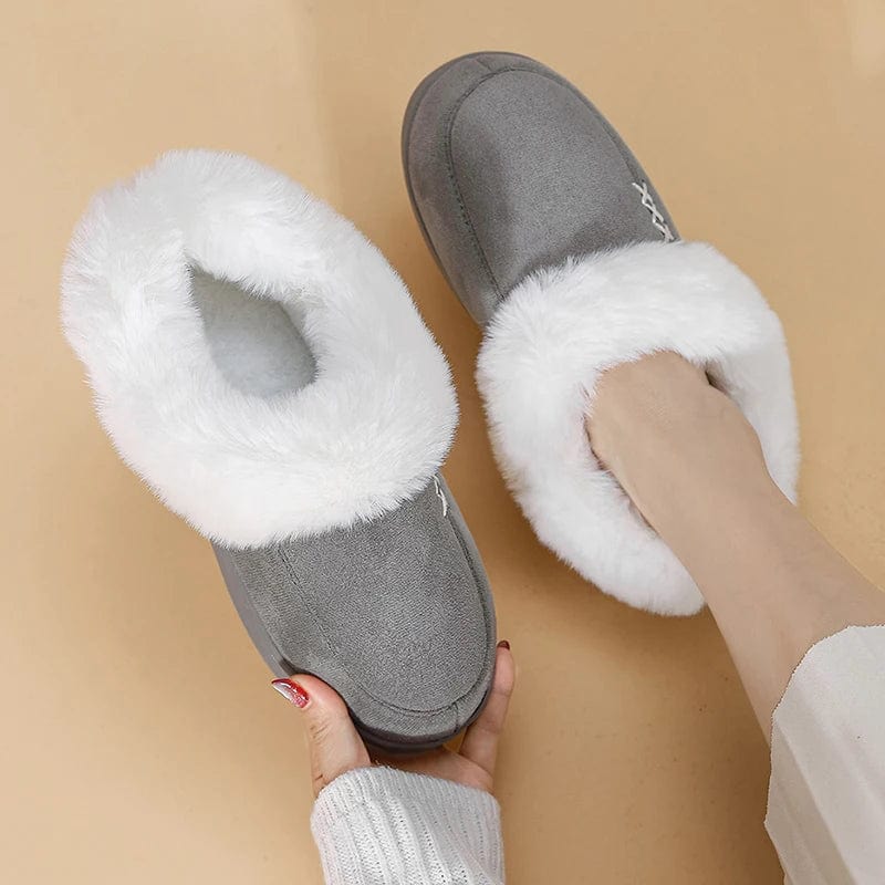 Chaussons Fourrés Femme - Chaud et Tendance