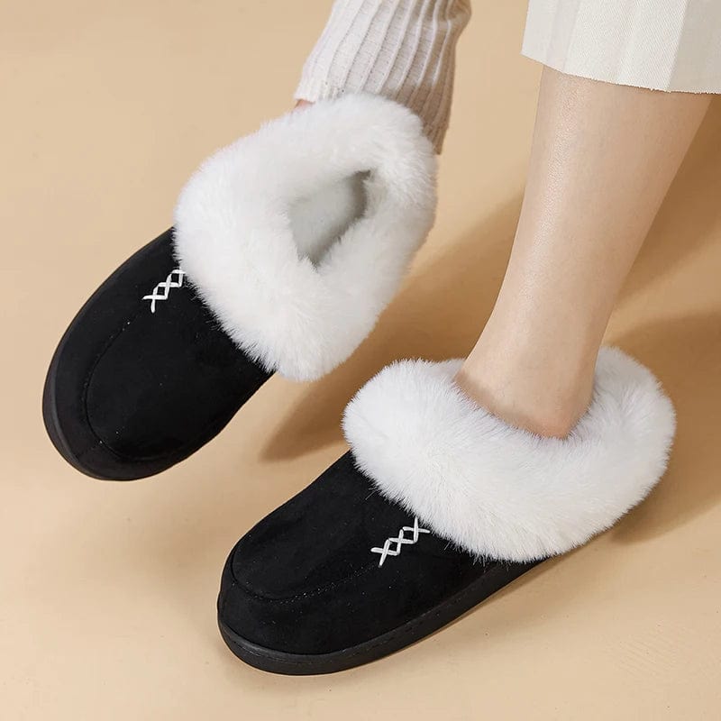 Chaussons Fourrés Femme - Chaud et Tendance