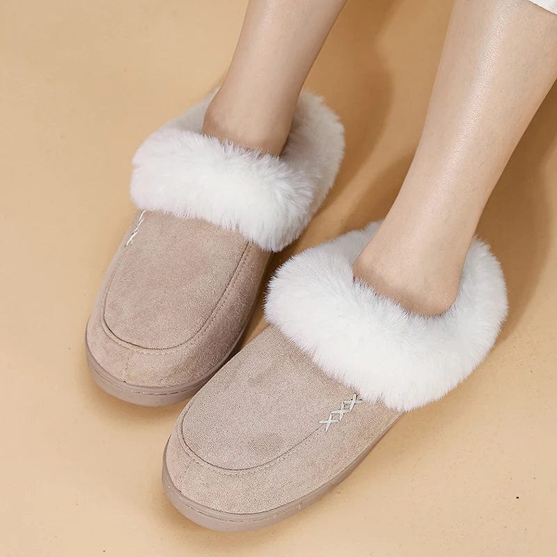 Chaussons Fourrés Femme - Chaud et Tendance