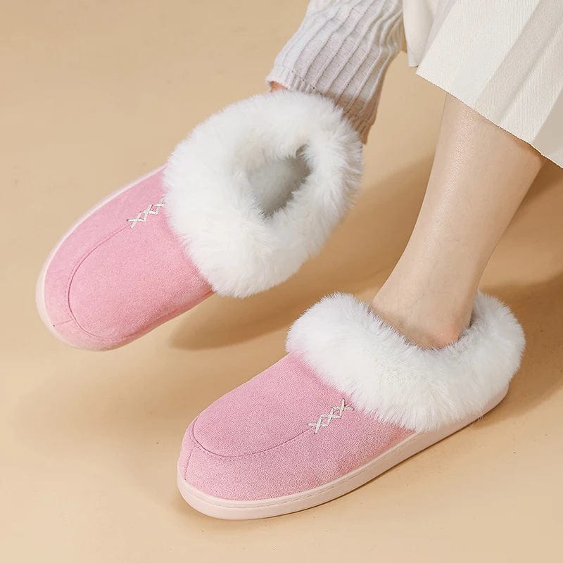 Chaussons Fourrés Femme - Chaud et Tendance