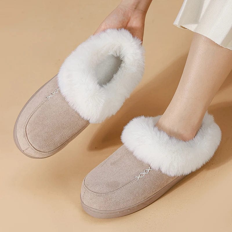 Chaussons Fourrés Femme - Chaud et Tendance