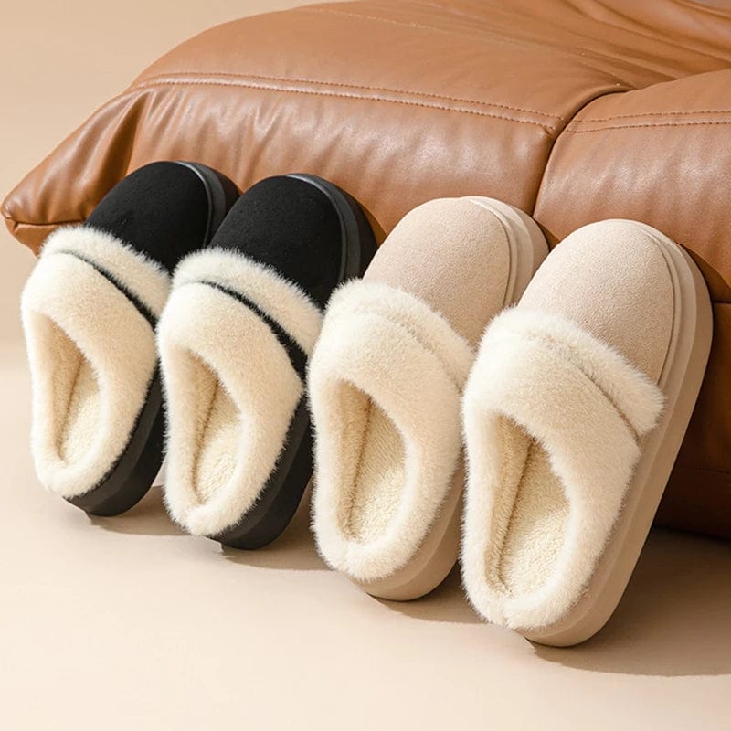 Chaussons Fourrés Femme - Confortable et Chaud