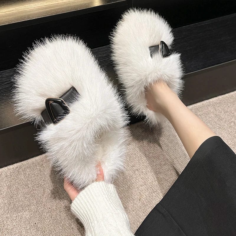 Chaussons Fourrés Femme