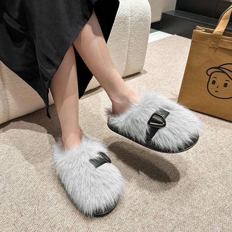 Chaussons Fourrés Femme