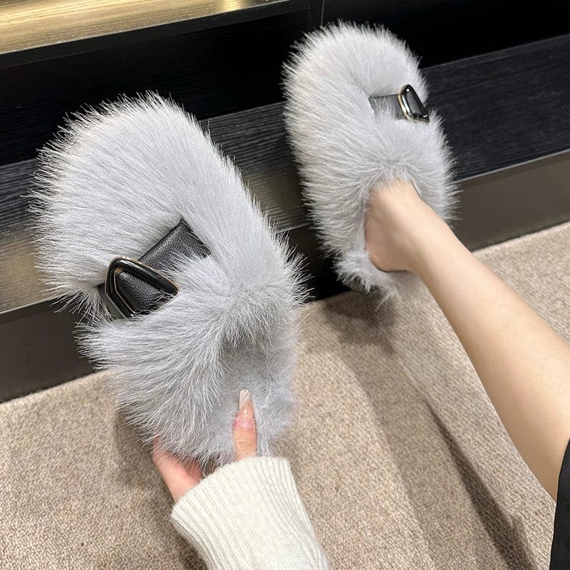 Chaussons Fourrés Femme