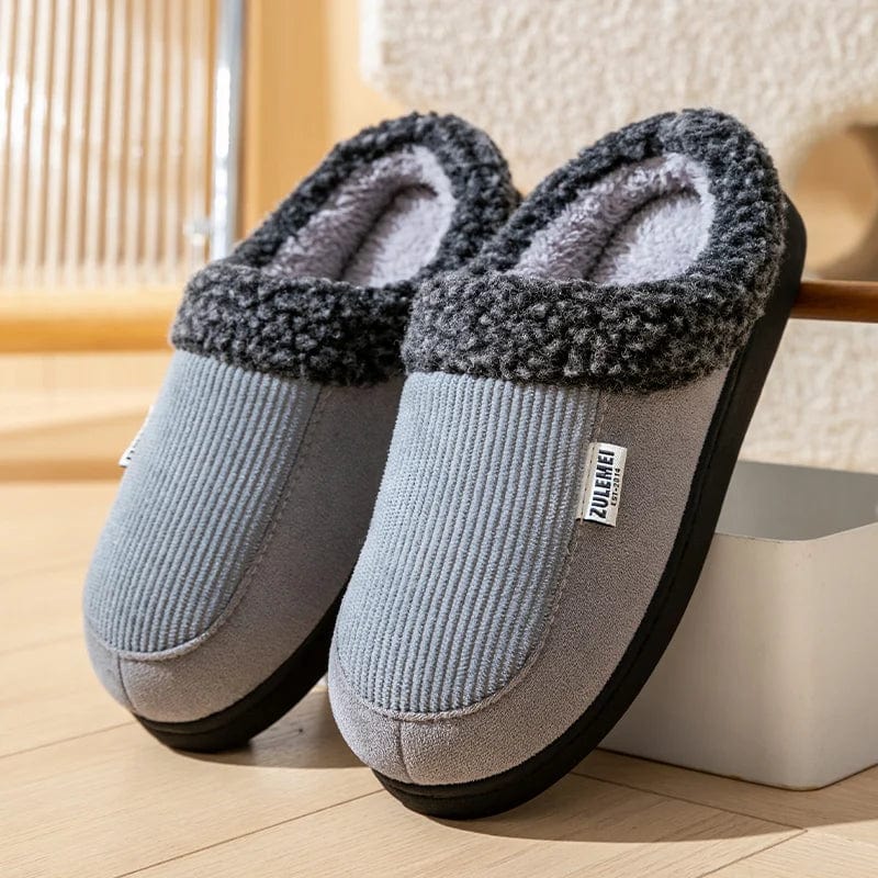 Chaussons Fourrés Homme - Confort Absolu