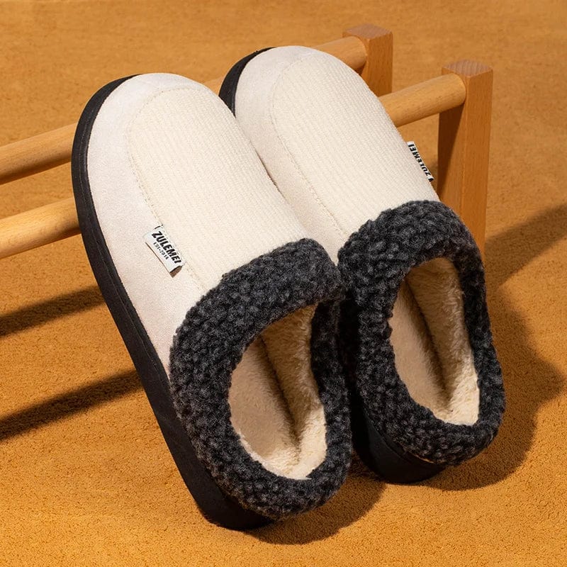 Chaussons Fourrés Homme - Confort Absolu