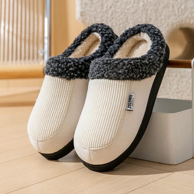 Chaussons Fourrés Homme - Confort Absolu