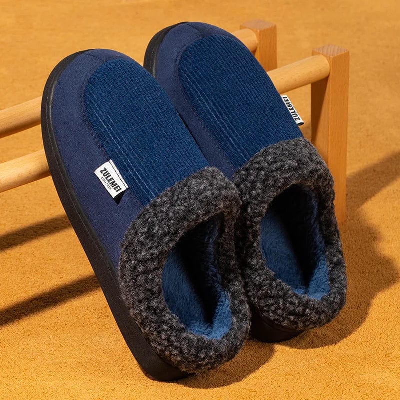 Chaussons Fourrés Homme - Confort Absolu