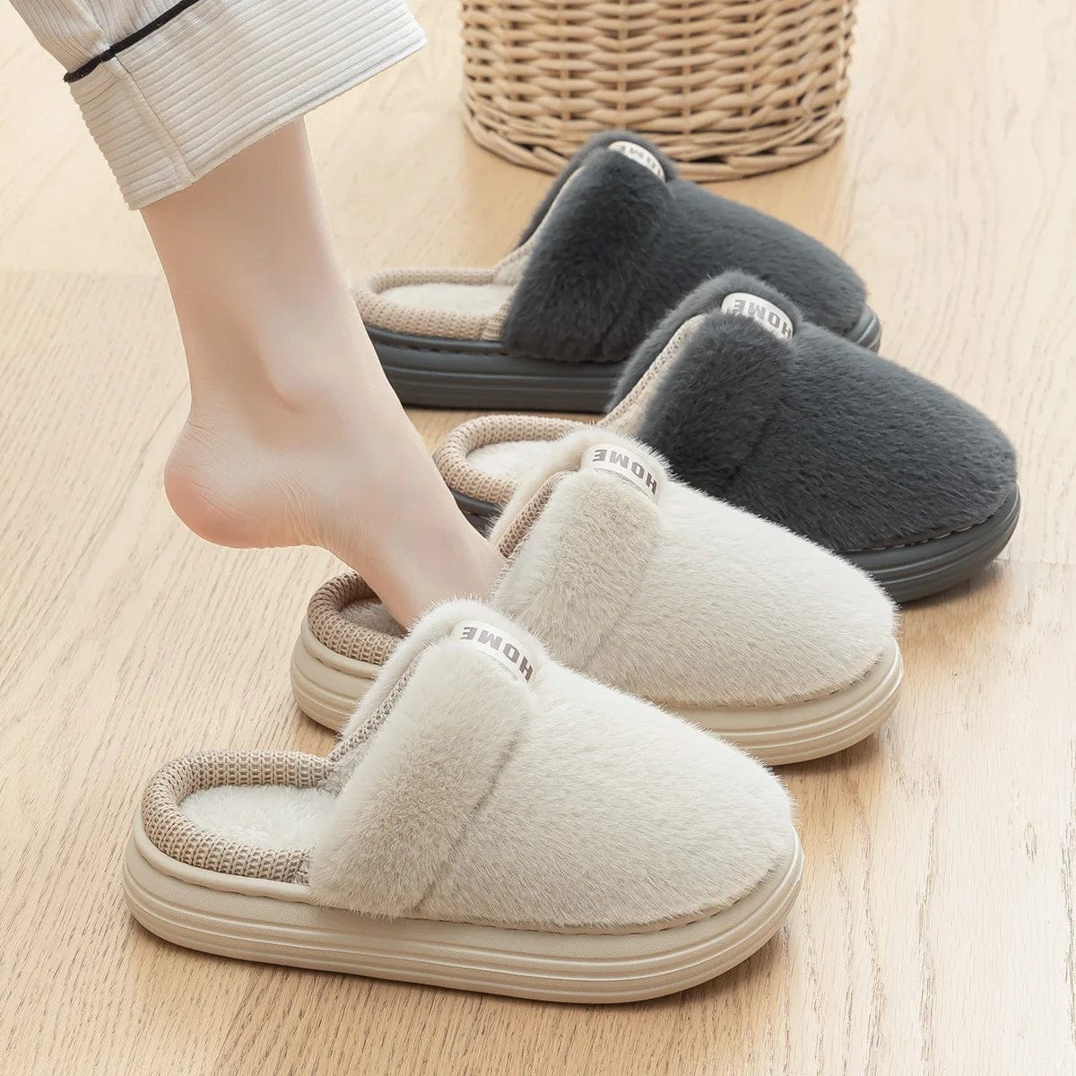 Chaussons Fourrés pour Femme