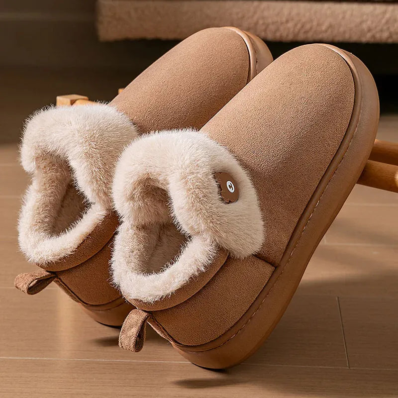 Chaussons Bottines Fourrées Femme