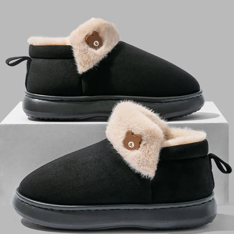 Chaussons Bottines Fourrées Femme