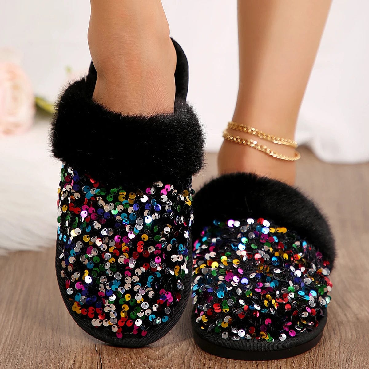 Mule pour Femme - Paillettes