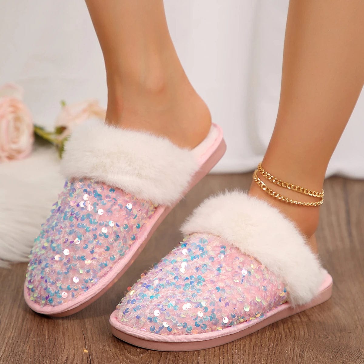 Mule pour Femme - Paillettes