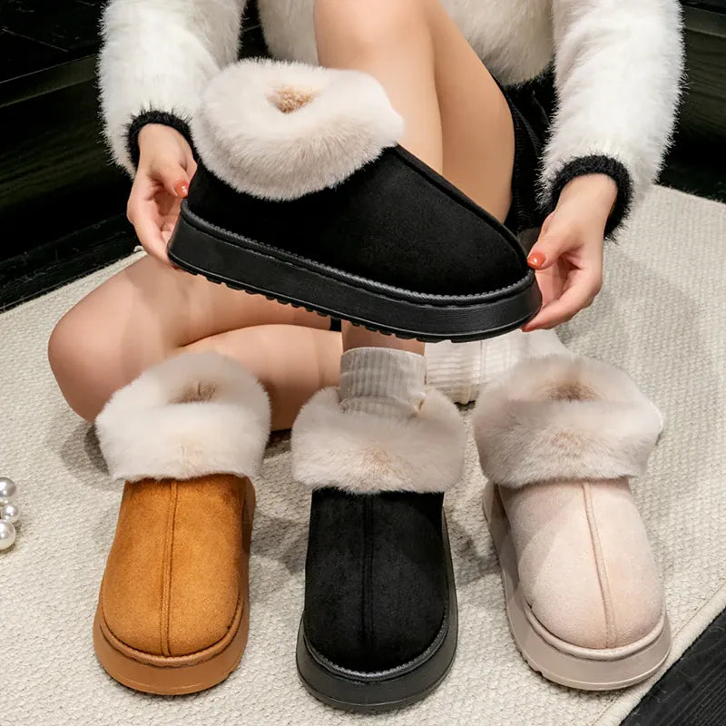 Bottine Chausson pour Femme - Douillet et Chaud